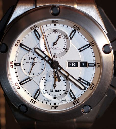 iwc ingenieur titanium chronograph|iwc ingenieur chronograph review.